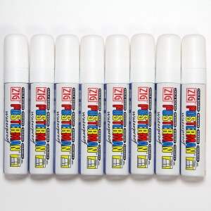 15mm White Waterproof Chalk Pens
