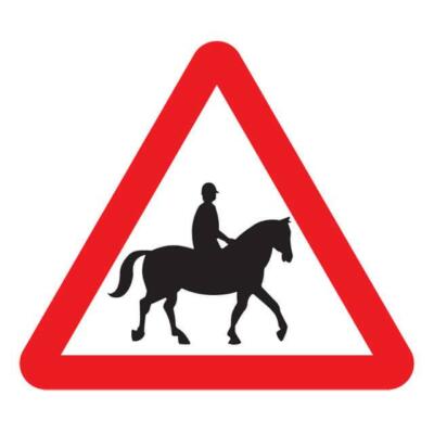 Accompanied Horses or Ponies Sign