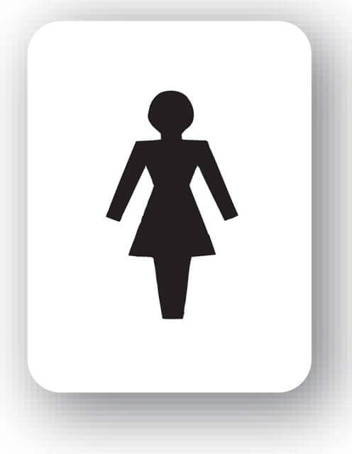 Ladies Pictogram Sign