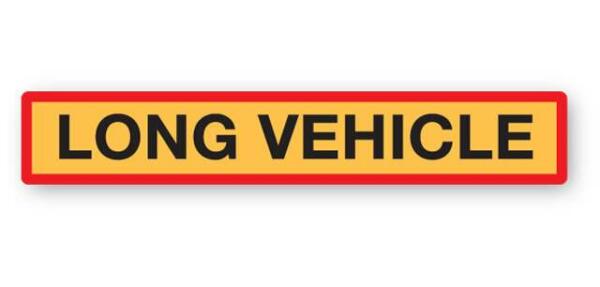 Long Vehicle Marker Board