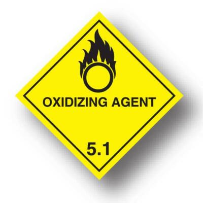 Oxidising Agent Sign