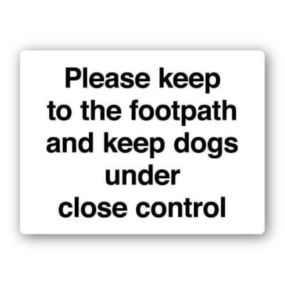 Please Keep To The Footpath