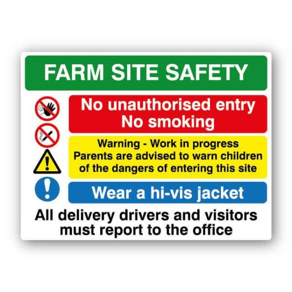 The importance of clear safety signs for farm shops